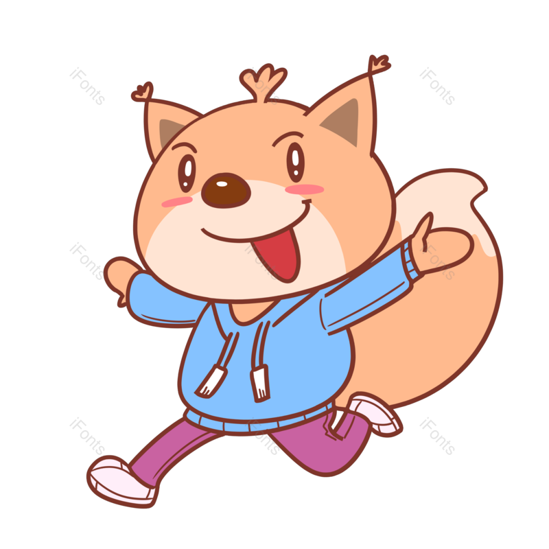 卡通图片,素材元素,松鼠PNG,卡通松鼠免抠素材